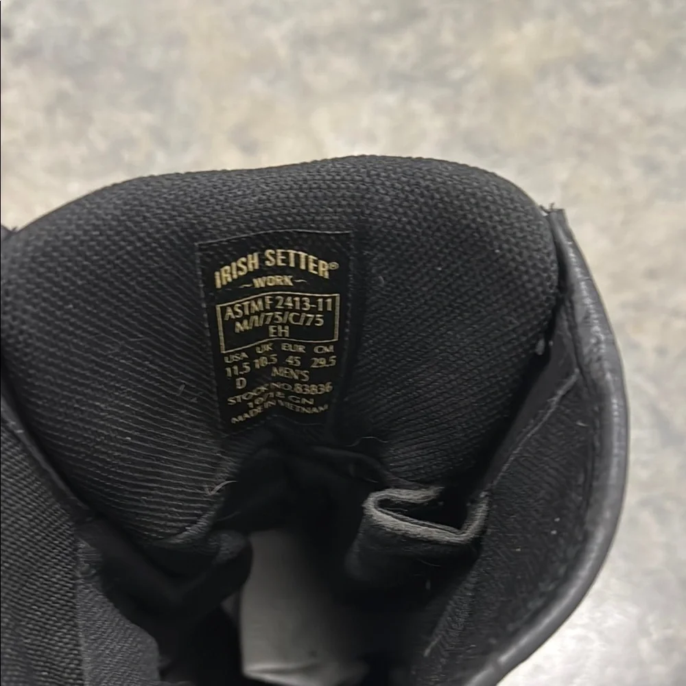 Red Wing Shoes Black Leather Boots